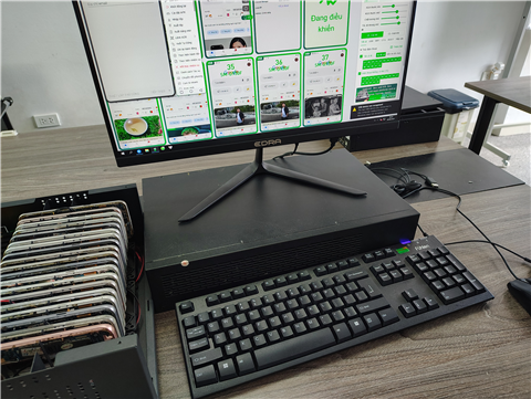 Ảnh Lắp Đặt Box Phone Farm Tại Đường Xuân Thủy – Cầu Giấy